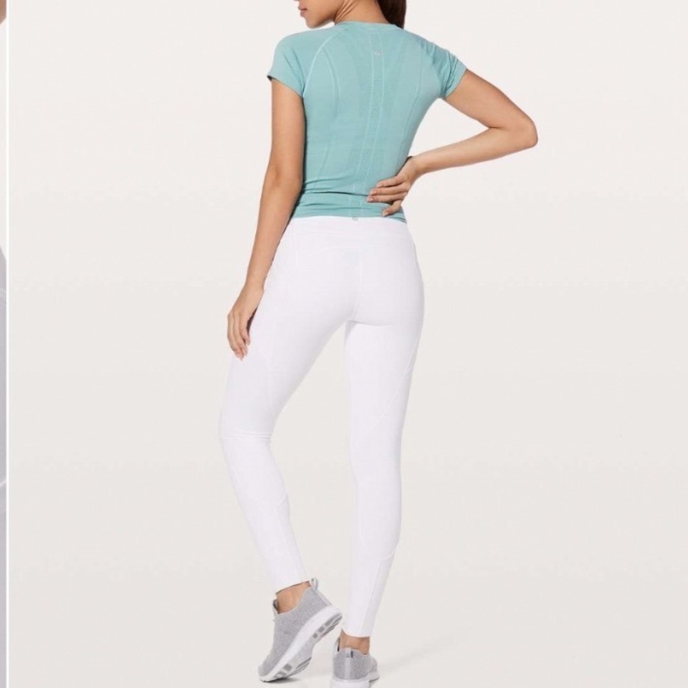 Lululemon All The Right Places Leggings Women 4 White High Rise 28" Pockets